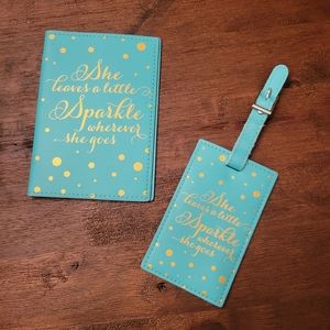 ✨️3 for $20. Passport Holder and Luggage Tag Set. Travel Accessories